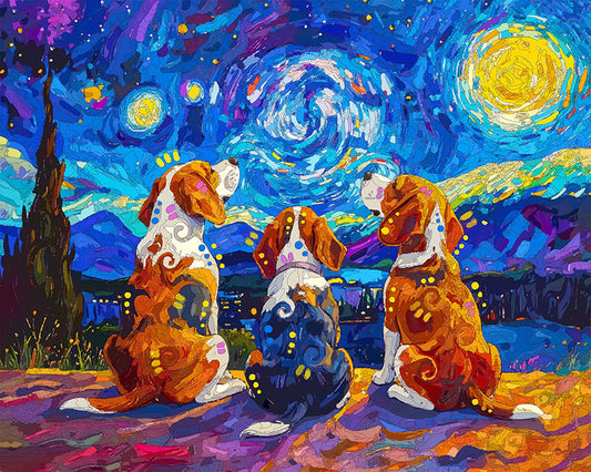 The Starry Beagle Mini Print (Ltd. Edition) (032526)