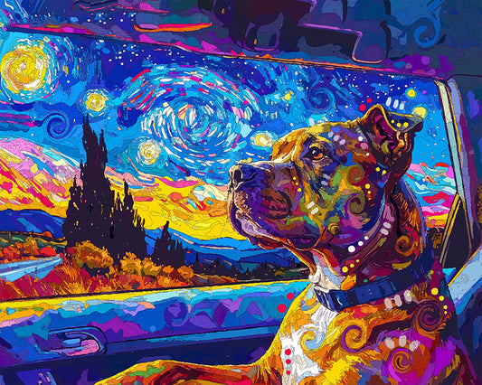 The Starry Car Ride Mini Print (Ltd. Edition) (012226)