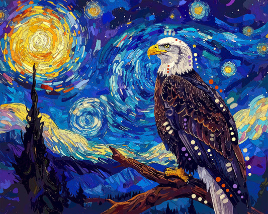 The Starry Eagle Mini Print (Ltd. Edition) (050826)