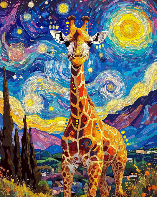 The Starry Giraffe Mini Print (Ltd. Edition) (112825)