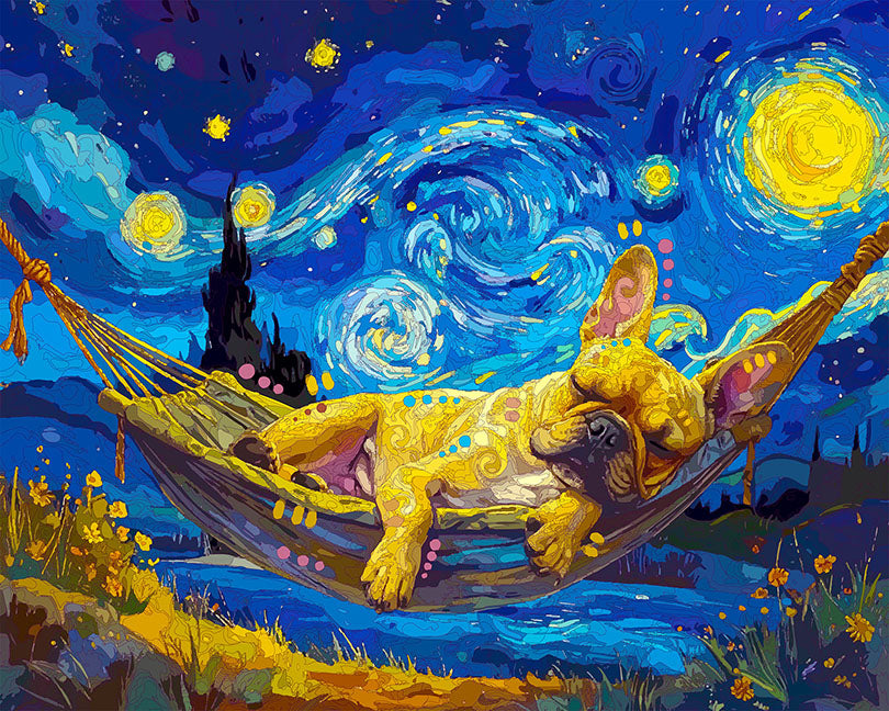 The Starry Hammock Frenchie Mini Print (Ltd. Edition) (031026)