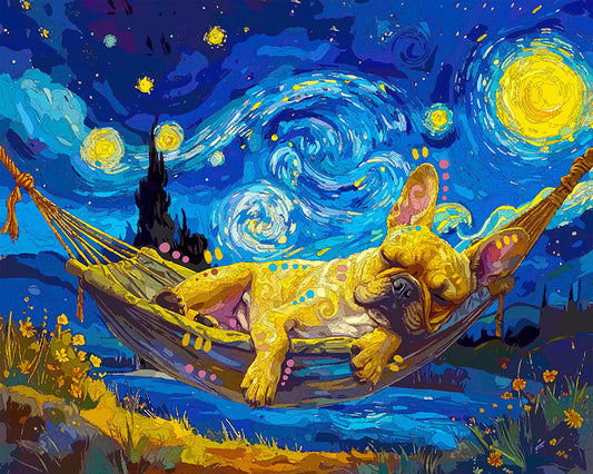 The Starry Hammock Frenchie Mini Print (Ltd. Edition) (031026)