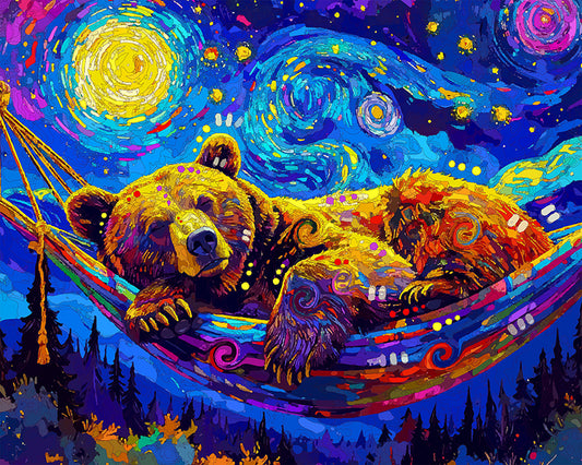 The Starry Hammock Grizzly Mini Print (Ltd. Edition) (042226)