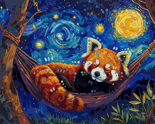 The Starry Hammock Red Panda Mini Print (Ltd. Edition) (050126)
