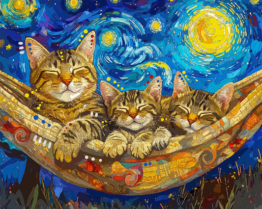 The Starry Hammock Tabbys Mini Print (Ltd. Edition) (052526)