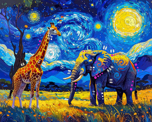The Starry Night Marshland Mini Print (Ltd. Edition) (032326)