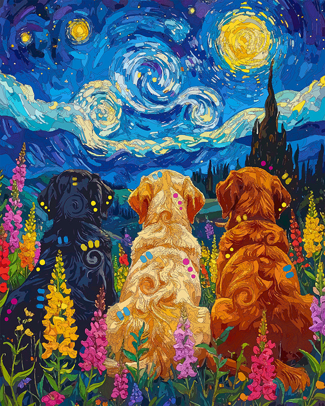 The Starry Snapdragon Labs Mini Print (Ltd. Edition) (061626)