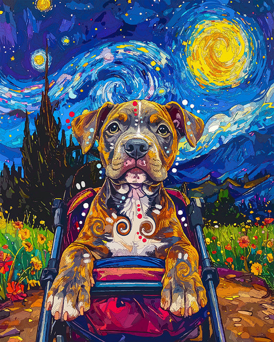 The Starry Stroller Pit Pup Mini Print (Ltd. Edition) (060226)