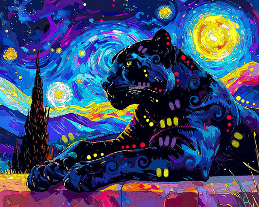 The Starry Wall Black Panther Mini Print (Ltd. Edition) (032526)