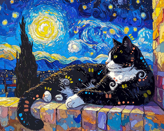 The Starry Wall Tux Mini Print (Ltd. Edition) (032426)
