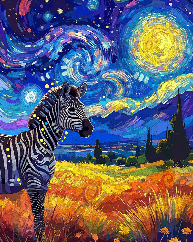 The Starry Zebra Mini Print (Ltd. Edition) (022026)