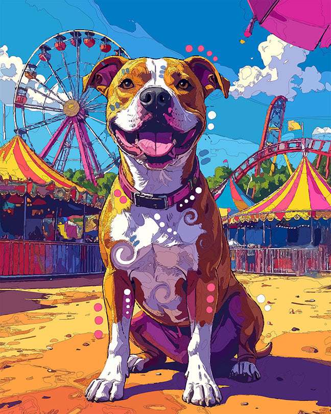The State Fair Pittie Mini Print (Ltd. Edition) (081926)