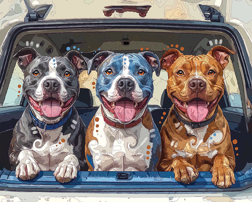 The Station Wagon Trio Mini Print (Ltd. Edition) (011626)