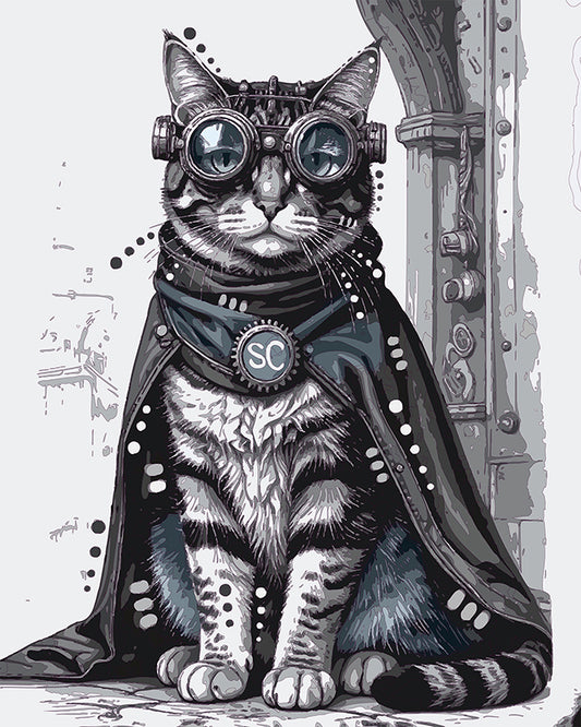 The Steampunk Adventure Of Super Cat Mini Print (Ltd. Edition) (052026)