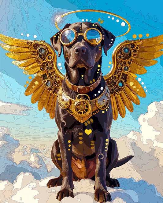 The Steampunk Angel Lab Mini Print (Ltd. Edition) (082625)