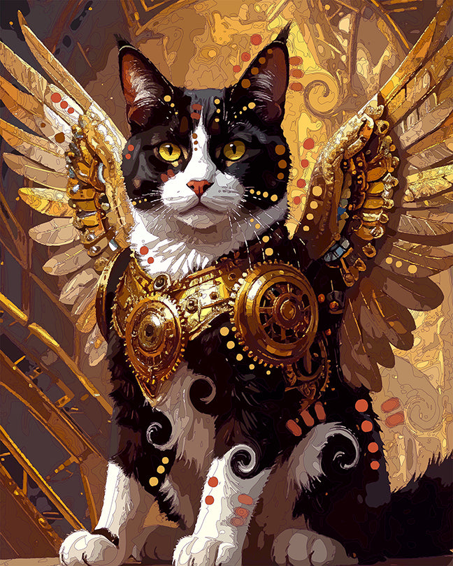 The Steampunk Angel Tux Mini Print (Ltd. Edition) (102125)