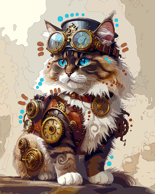 The Steampunk Siberian Mini Print (Ltd. Edition) (032326)