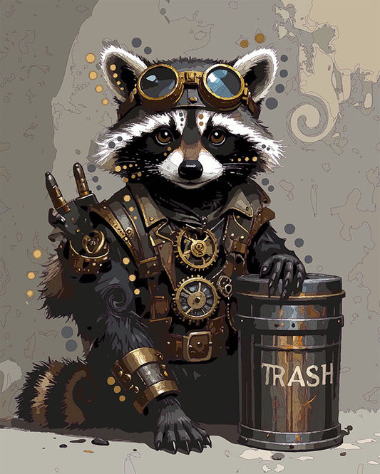 The Steampunk Trash Guard Mini Print (Ltd. Edition) (031126)