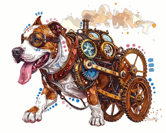 The Steampunk Wheelie Pit Mini Print (Ltd. Edition) (040926)