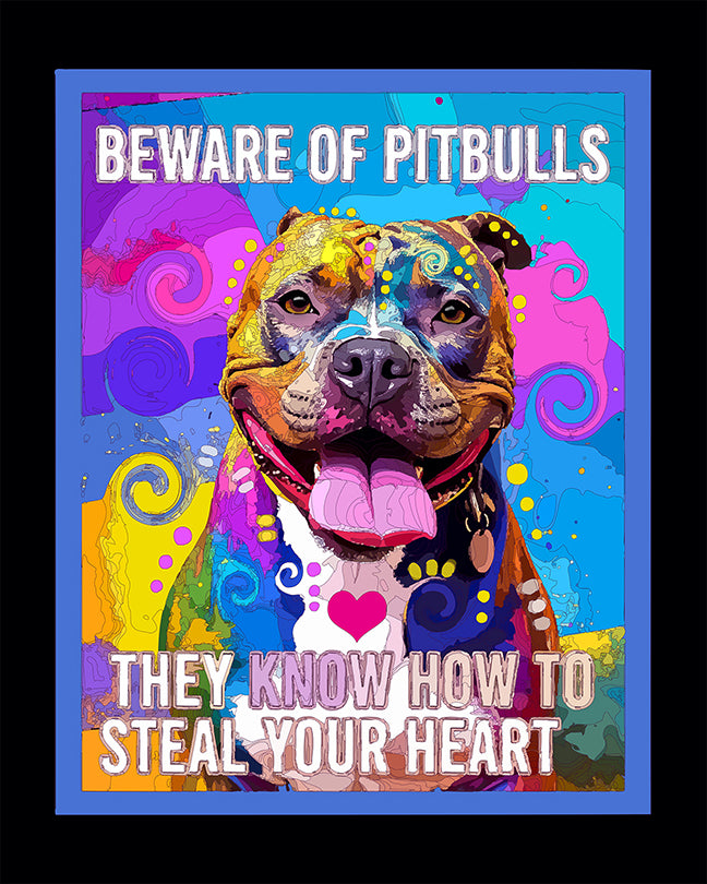 The Stolen Heart Pittie Mini Print (Ltd. Edition) (071026)