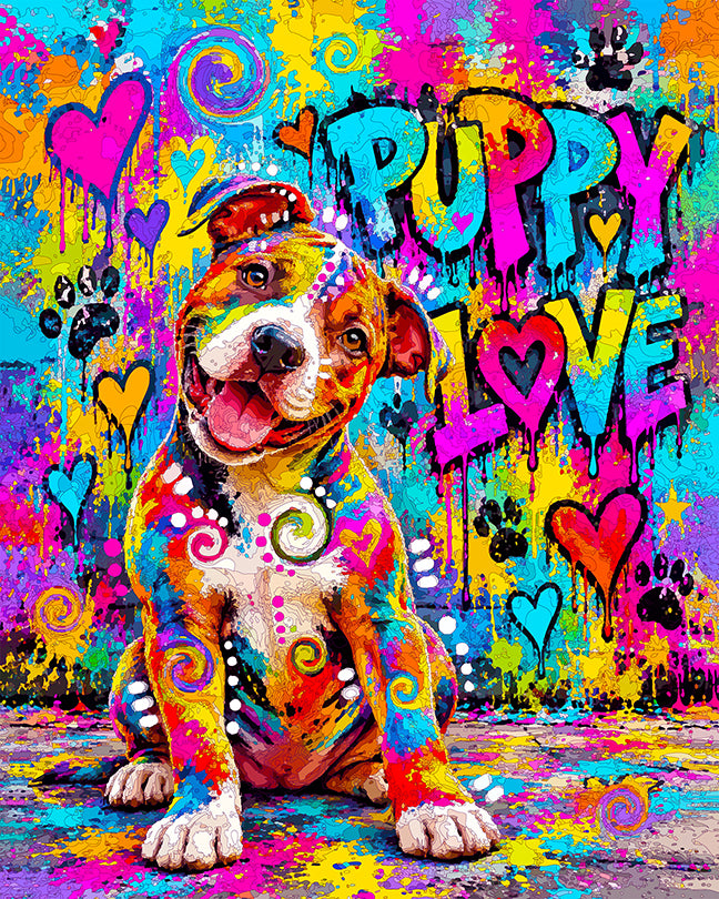The Street Smart Love Pup Mini Print (Ltd. Edition) (092926)