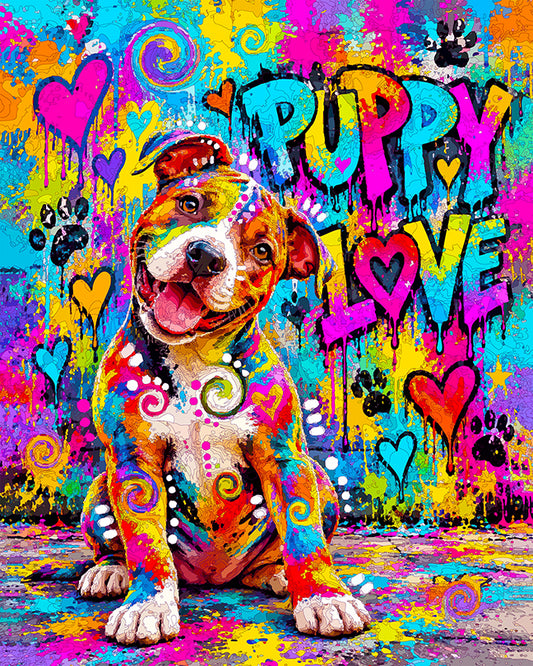 The Street Smart Love Pup Mini Print (Ltd. Edition) (092926)