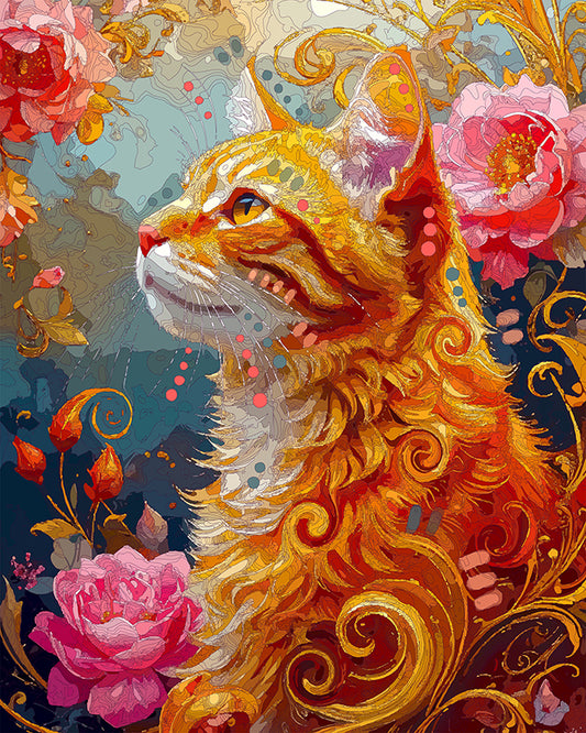 The Style Garden Orange Tabby Mini Print (Ltd. Edition) (050726)
