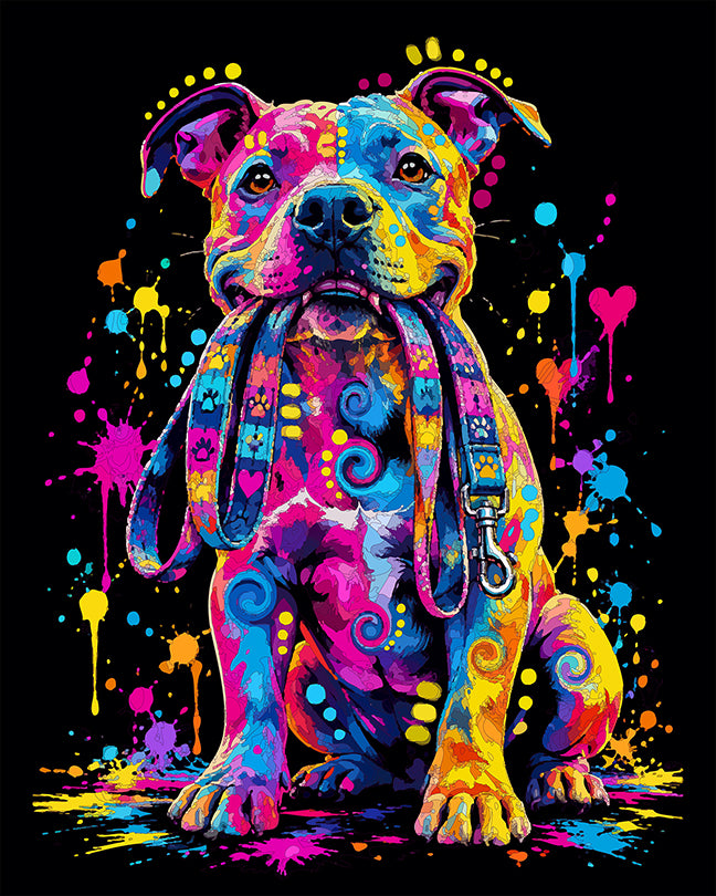 The Subtle Hint Pittie Mini Print (Ltd. Edition) (101226)