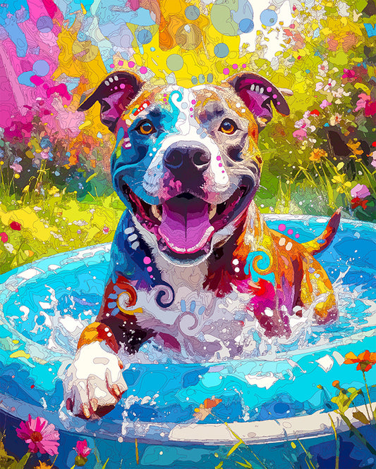 The Summer Dunk Pittie Mini Print (Ltd. Edition) (082525)