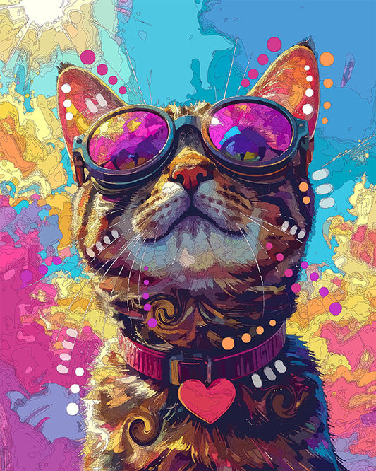 The Summer Goggles Love Cat Mini Print (Ltd. Edition) (030426)