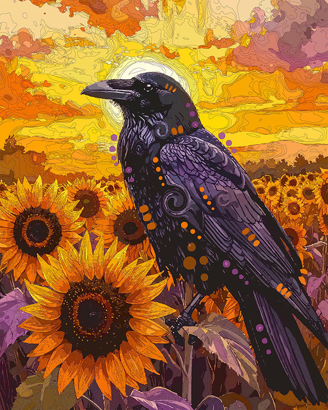 The Summer Sun Raven Mini Print (Ltd. Edition) (080426)