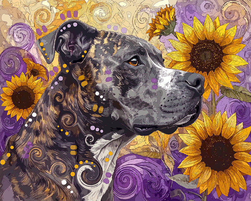 The Sunflower Brindle Mini Print (Ltd. Edition) (071726)