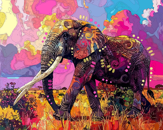 The Super Tusker RIP Mini Print (Ltd. Edition) (010526)