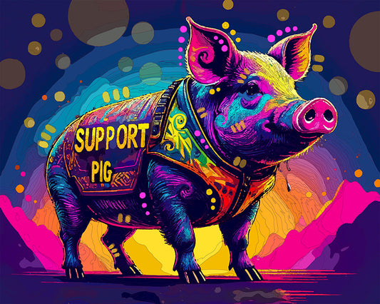 The Support Pig Mini Print (Ltd. Edition) (072325)