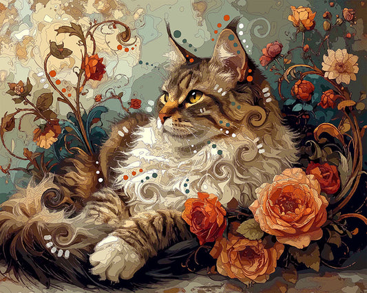 The Swanky Longhair Mini Print (Ltd. Edition) (021026)