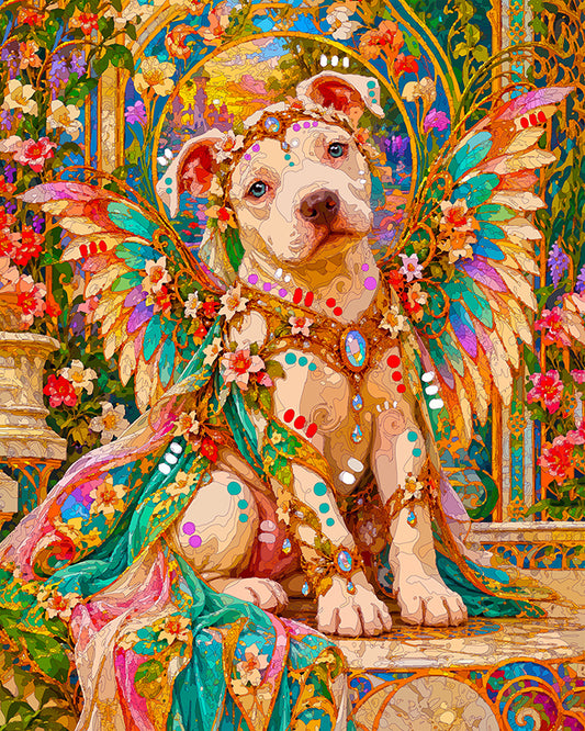 The Sweet Nouveau Pit Pup Mini Print (Ltd. Edition) (092826)