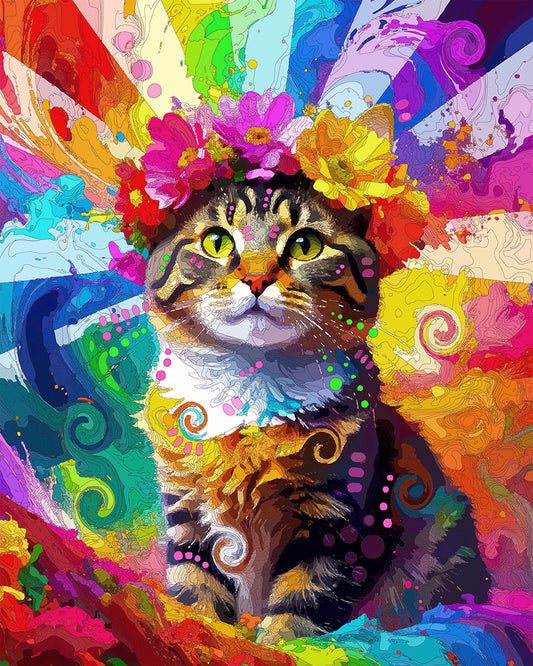 The Tabby In Dreamland Mini Print (Ltd. Edition) (071525)