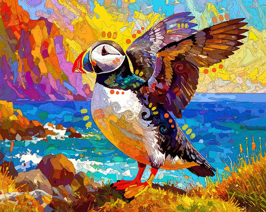 The Take Off Puffin Mini Print (Ltd. Edition) (072425)