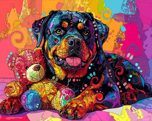 The Teddy Rottie Mini Print (Ltd. Edition) (122625)