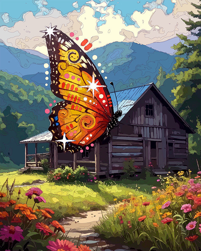The Tennessee Mountain Home Visitor Mini Print (Ltd. Edition) (082826)