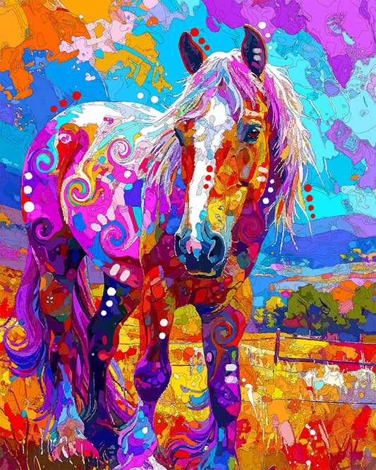 The Throwback Electric Draft Horse Mini Print (Ltd. Edition) (062626)