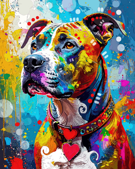 The Throwback Lovelight Pittie Mini Print (Ltd. Edition) (071725)