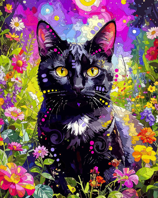 The Throwback Well Aware Garden Cat Mini Print (Ltd. Edition) (031626)