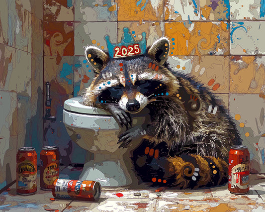 The Trashed Panda Mini Print (Ltd. Edition) (122925)