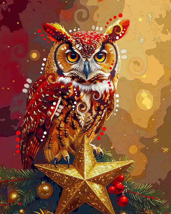 The Tree Topper Owl Mini Print (Ltd. Edition) (111225)