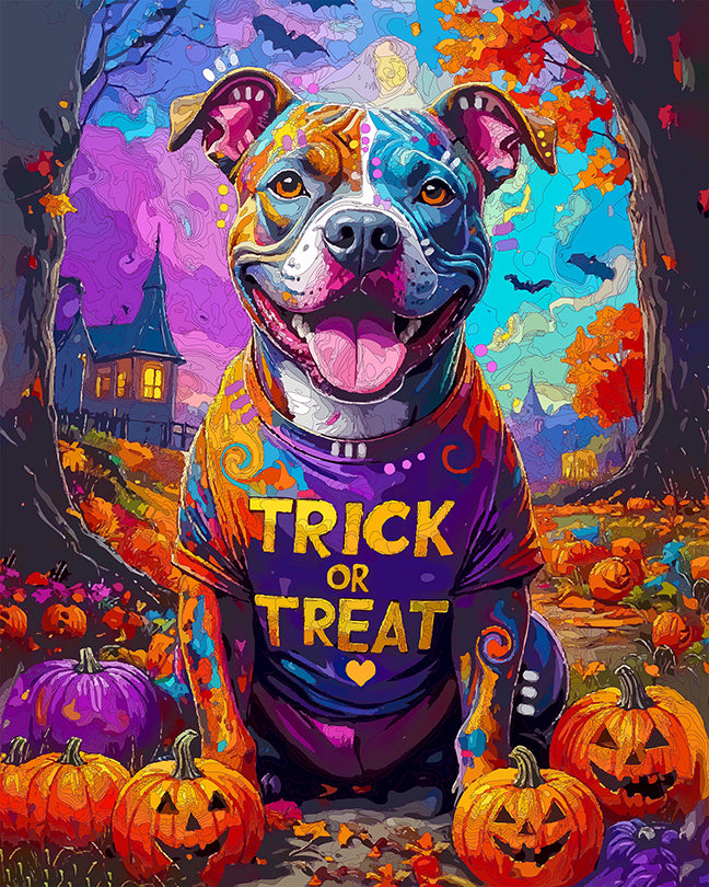 The Trickster Pittie Mini Print (Ltd. Edition) (092225)