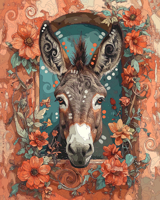 The Tuscany Donkey Mini Print (Ltd. Edition) (112425)
