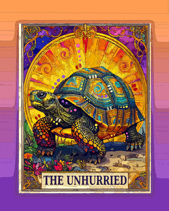 The Unhurried Tarot Mini Print (Ltd. Edition) (062626)