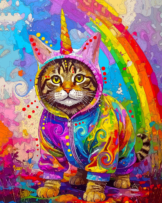 The Unicorn Suit Tabby Mini Print (Ltd. Edition) (091825)