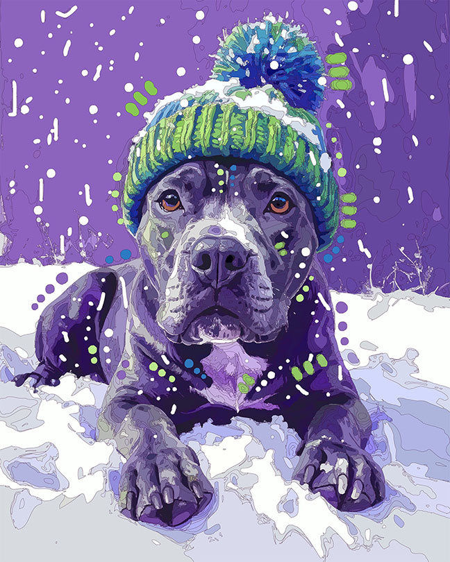 The Unpleasant Weather Staffy Mini Print (Ltd. Edition) (020226)